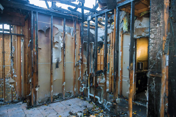 Professional Soot Cleanup technician working in West Union, OH